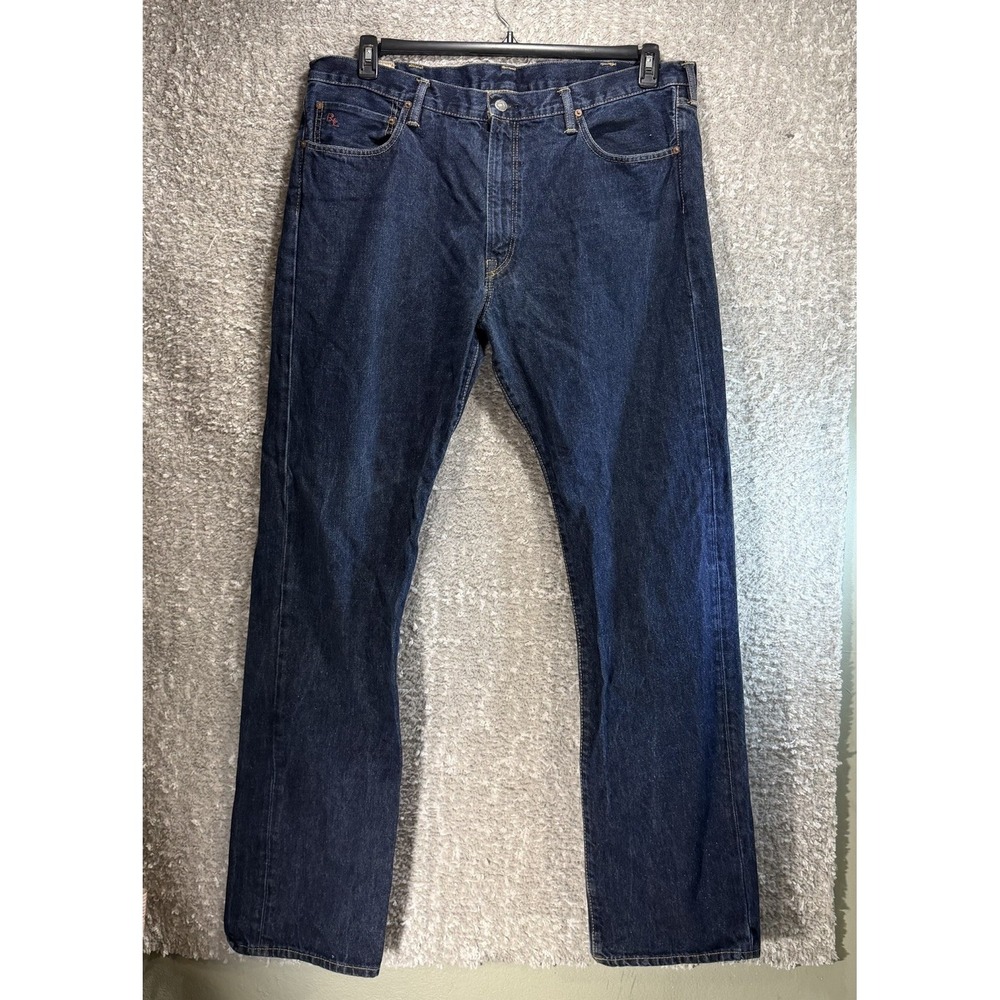 Polo Ralph Lauren Hampton Relaxed Straight Jeans Men's 40x36 Dark Wash Denim